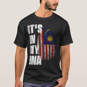 それは私のDNAマレーシア国旗の中にある Tシャツ
