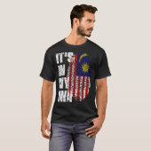 それは私のDnaマレーシア国旗マレーシアにある Tシャツ (正面フル)
