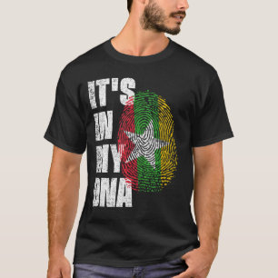 それは私のDNAミャンマー国旗の中にある Tシャツ
