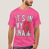 それは私のDNAモロッコ国旗モロッコのオートバイriにある Tシャツ (正面)