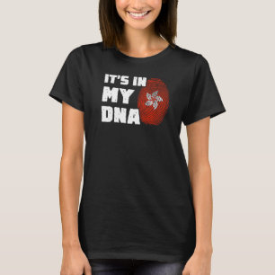 それは私のDNA香港のフラグの指紋男性Womeにある Tシャツ