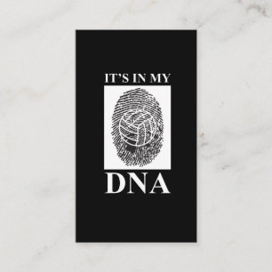 それは私のDNA -おもしろいなバレーボールの発言にあります 名刺