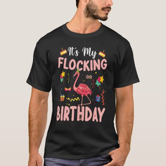 それは私のflocking誕生日幸せな日あなたへのフレーム tシャツ (正面)