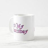 それは私のUnbirthdayです コーヒーマグカップ (正面左)
