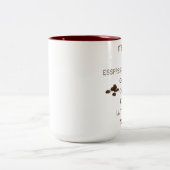 それは私へすべてのコーヒーマグです ツートーンマグカップ (中央)