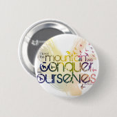 それは私達が私達自身征服する山ではないです 缶バッジ (正面&裏面)