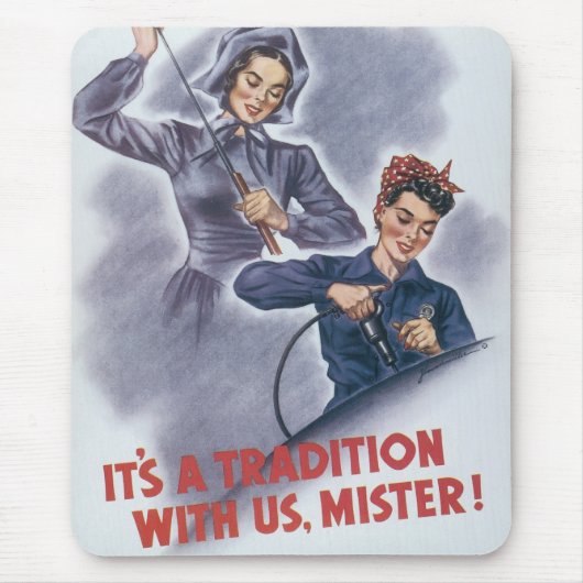 それは私達との伝統、氏です! マウスパッド (正面)