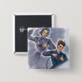 それは私達との伝統、氏です! 缶バッジ (正面&裏面)