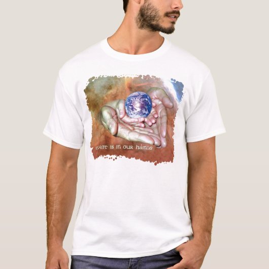 それは私達の手に運命ありますです Tシャツ (正面)