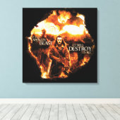 それは私達をすべて破壊します! キャンバスプリント (インサイチュ (ウッドフロア))