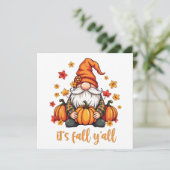 それは秋すべて格言カボチャ秋の感謝祭 招待状 (スタンド正面)