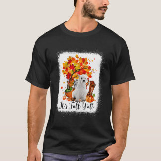 それは秋オールウェスティードッグハロウィーンサンクスギビング Tシャツ