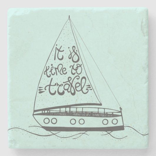 それは移動する時間です ストーンコースター (正面)