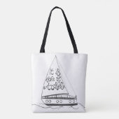 それは移動する時間です トートバッグ (裏面)