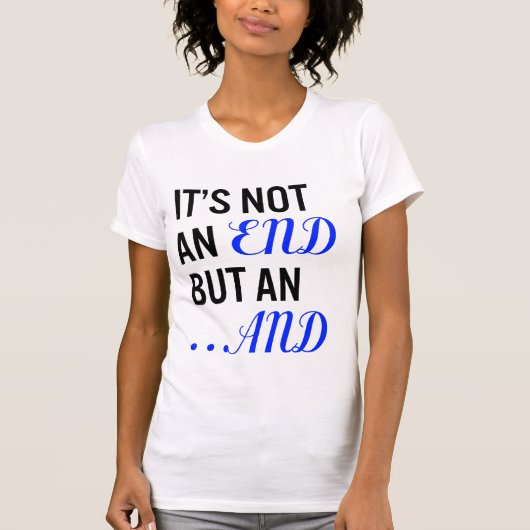 それは端しかし-すごい後輩のティーではないし、 Tシャツ (正面)