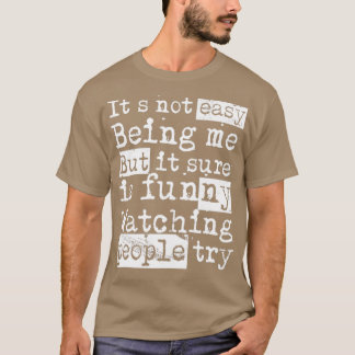 それは簡単ではなく、確かおもしろいEだおもしろい Tシャツ