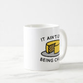 それは簡単の安らぎではない コーヒーマグカップ (正面右)