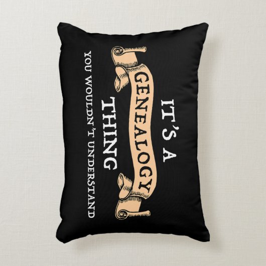 それは系図学の事だ – あなたは理解しないだろう アクセントクッション (正面(垂直))