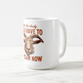 それは素敵だったが、今は叫ばなければならない コーヒーマグカップ (正面右)