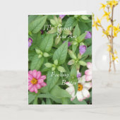 それは素晴らしいですよりよく感じています カード (黄色い花)