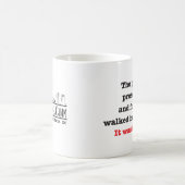 それは緊張していました コーヒーマグカップ (中央)