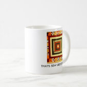 それは縫いますくねりをあります コーヒーマグカップ (正面右)