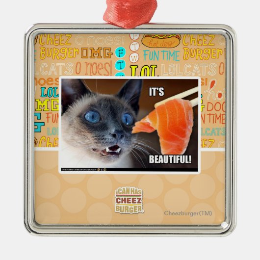 それは美しいです! メタルオーナメント (正面)