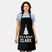 それは美しいクラークのクリスマス休暇である エプロン (着用した状態)