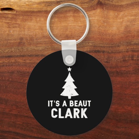 それは美しいクラークのクリスマス休暇である キーホルダー (正面)