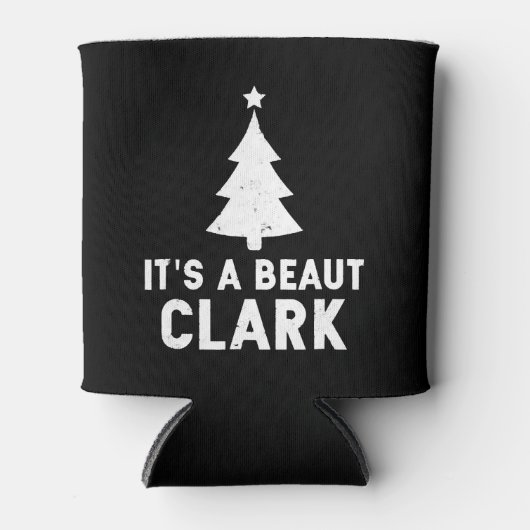 それは美しいクラークのクリスマス休暇である 缶クーラー (正面)