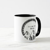 それは美しい朝のコーヒー・マグです マグカップ (正面右)