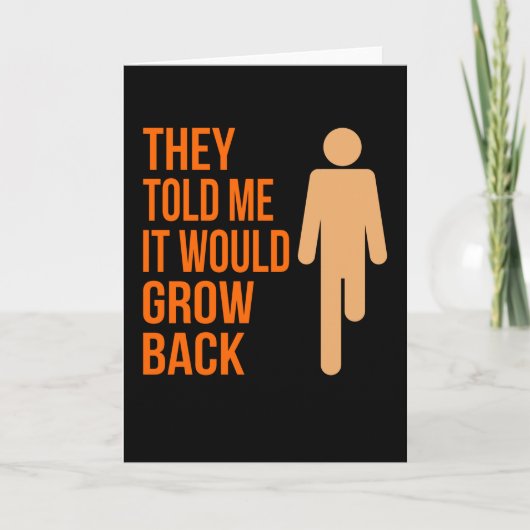 それは義足を切断しおもしろいて成長する カード (正面)