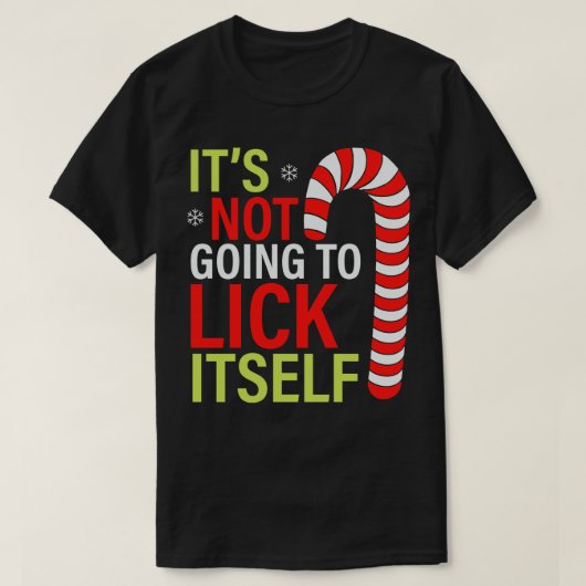 それは自分自身を舐めるだろう Tシャツ (デザイン正面)