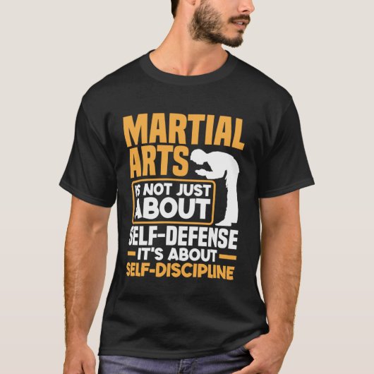 それは自制心に関する空手柔術です Tシャツ (正面)