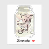 それは良いカントリーハウスの瓶のステッカーである シール (シート)