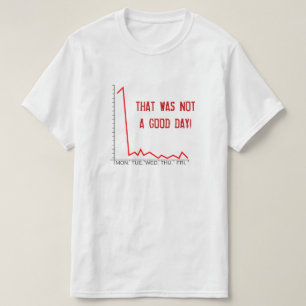 「それは良い日ではありませんでした！」 市場崩壊 Tシャツ