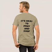 それは良い祈とウンチ トライブレンドTシャツ (フル背面)