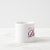 それは花型女性歌手の事のコーヒー・マグです エスプレッソカップ (正面)