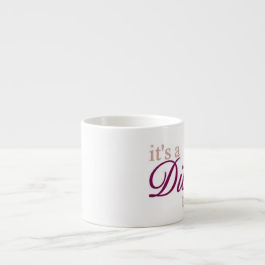 それは花型女性歌手の事のコーヒー・マグです エスプレッソカップ (正面)