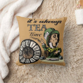 "それは茶時間"帽子屋辞書の芸術常にです クッション (ブランケット)