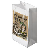 "それは茶時間"帽子屋辞書の芸術常にです スモールペーパーバッグ (正面アングル)