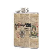 "それは茶時間"帽子屋辞書の芸術常にです フラスク (左)