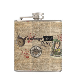 "それは茶時間"帽子屋辞書の芸術常にです フラスク