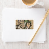 "それは茶時間"帽子屋辞書の芸術常にです ラベル (インサイチュ)