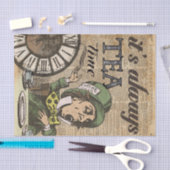 "それは茶時間"帽子屋辞書の芸術常にです 薄葉紙 (クラフト)