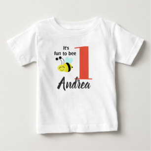 それは蜂1のパーソナライズなワイシャツへおもしろいです ベビーTシャツ