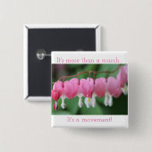 それは行進が…それ動きであるより多くです! 缶バッジ (正面&裏面)
