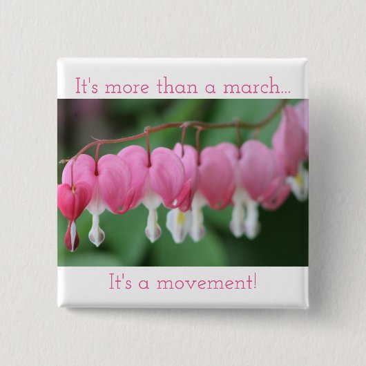 それは行進が…それ動きであるより多くです! 缶バッジ (正面)