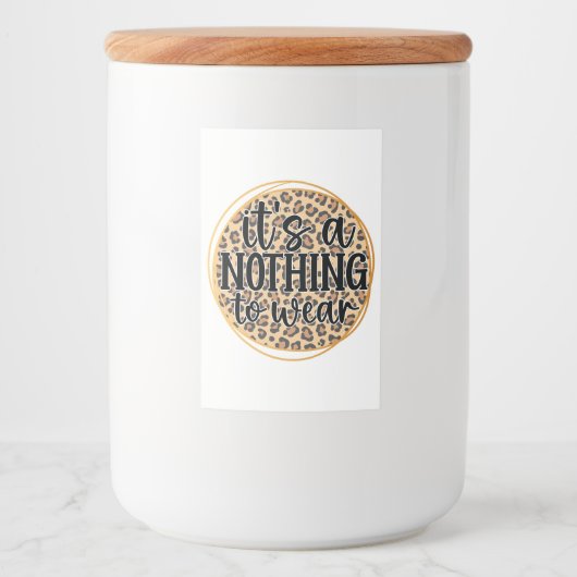 それは衣服に何もない フードラベル (正面)