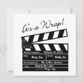 それは覆いです-映画結婚式の写真は感謝していしています サンキューカード (正面)